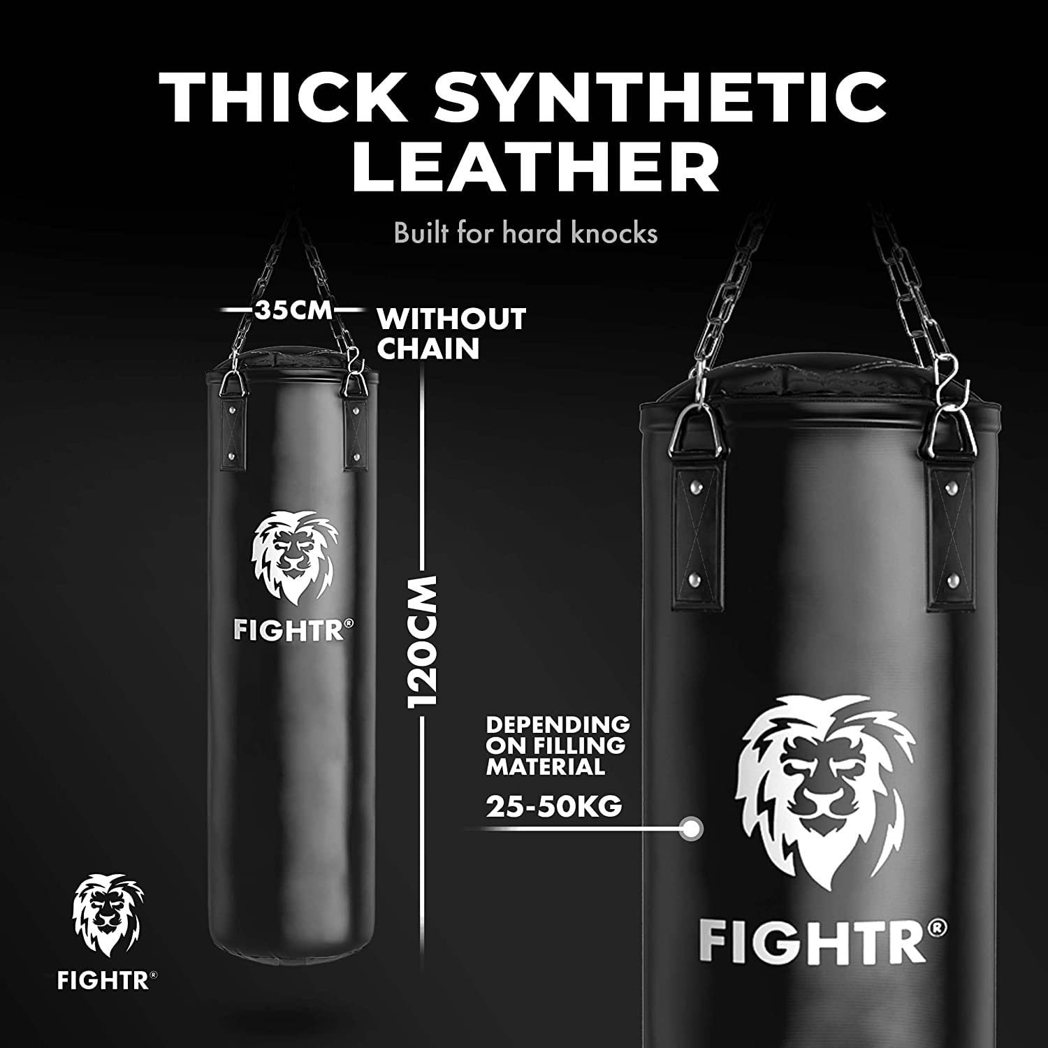 新品未使用 サンドバッグ 早い物勝ち Amazon.co.jp: FIGHTR® プレミアム パンチング バッグ 中身なし